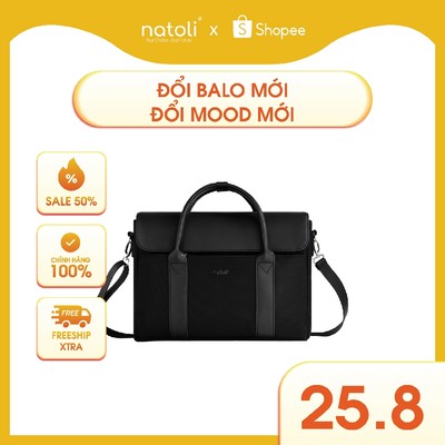 Túi công sở, túi đi làm NATOLI thiết kế tối giản đựng laptop đi làm cao cấp BST Elegant Office Bag T9