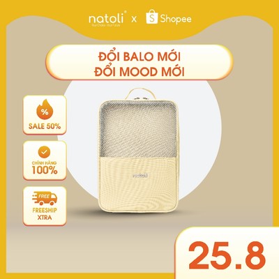 Túi đựng giày dép du lịch NATOLI, nhiều ngăn đựng giày thể thao, đi du lịch tiện lợi BST Elite Shoe Bag T28