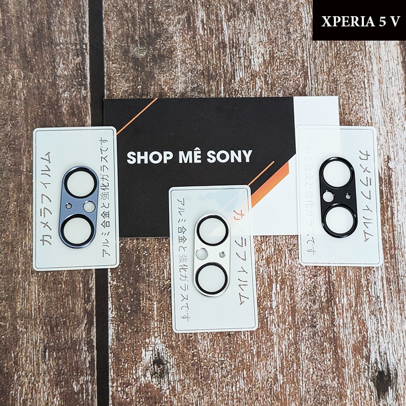 Miếng dán nhôm kính chống trầy Camera Sony Xperia 5 V (Mark 5)