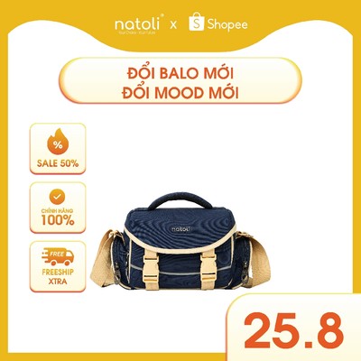 Túi đựng máy ảnh chống sốc Natoli, nhiều ngăn đựng lens, đeo chéo nhỏ gọn BST Compact Camera Bag T68
