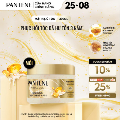 Mặt Nạ Ủ Tóc Chuyên Sâu PANTENE Miracles Phục Hồi Liên Kết Tóc - Hộp 300ML