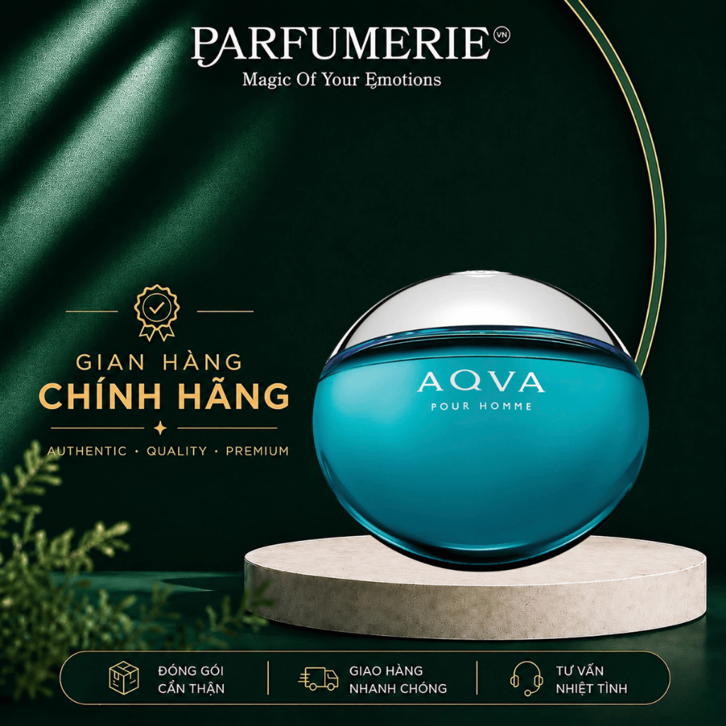 Nước hoa nam Bvlgari Aqva Pour Homme EDT 100ml hương thơm gần gũi, phóng khoáng, tươi mát