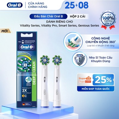 [MỚI 2026] Đầu Bàn Chải Điện ORAL B Vitality Chính Hãng 100%, Extra Sensi/ Whitening/ Deep Clean