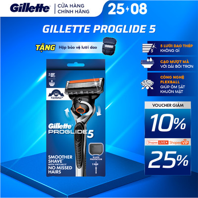 Dao Cạo Râu GILLETTE Proglide Cạo Chuẩn Xác 5 Lưỡi