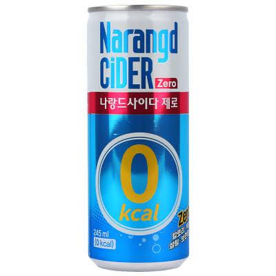 Nước soda không calo Narangd Cider Zero 245ml