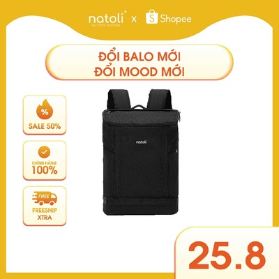 Balo du lịch đi phượt NATOLI thời trang chống sốc kháng nước cao cấp BST Discovery Backpack B3