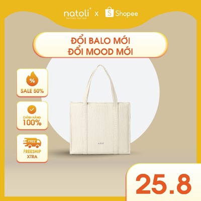 Túi tote nữ có khóa kéo Thương hiệu NATOLI, đựng laptop, đeo vai cao cấp BST Elegant Shockproof Tote Bag T17