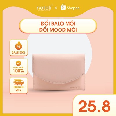 Ví nữ mini thương hiệu NATOLI chất vải canvas nhiều ngăn kháng nước nhỏ gọn BST The Button Wallet V5