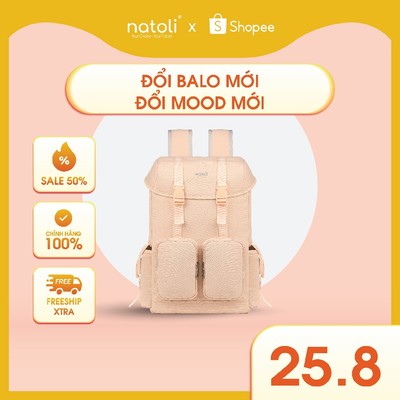 Balo chống nước đi học nam nữ Thương hiệu NATOLI nhiều ngăn kháng nước cao cấp - WOLFI BACKPACK B7
