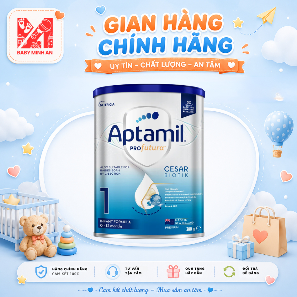 Sữa Aptamil Profutura New Zealand 1 2 3 LON 380g - 800G