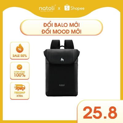 Balo laptop chống nước Thương hiệu NATOLI có ngăn sạc pin, chống sốc BST Classic Versatility Backpack B18