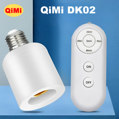 Đui Đèn E27 Điều Khiển Không Dây DK02 - Lắp Đặt Dễ Dàng, Tiết Kiệm Điện, Hẹn Giờ Tiện Lợi