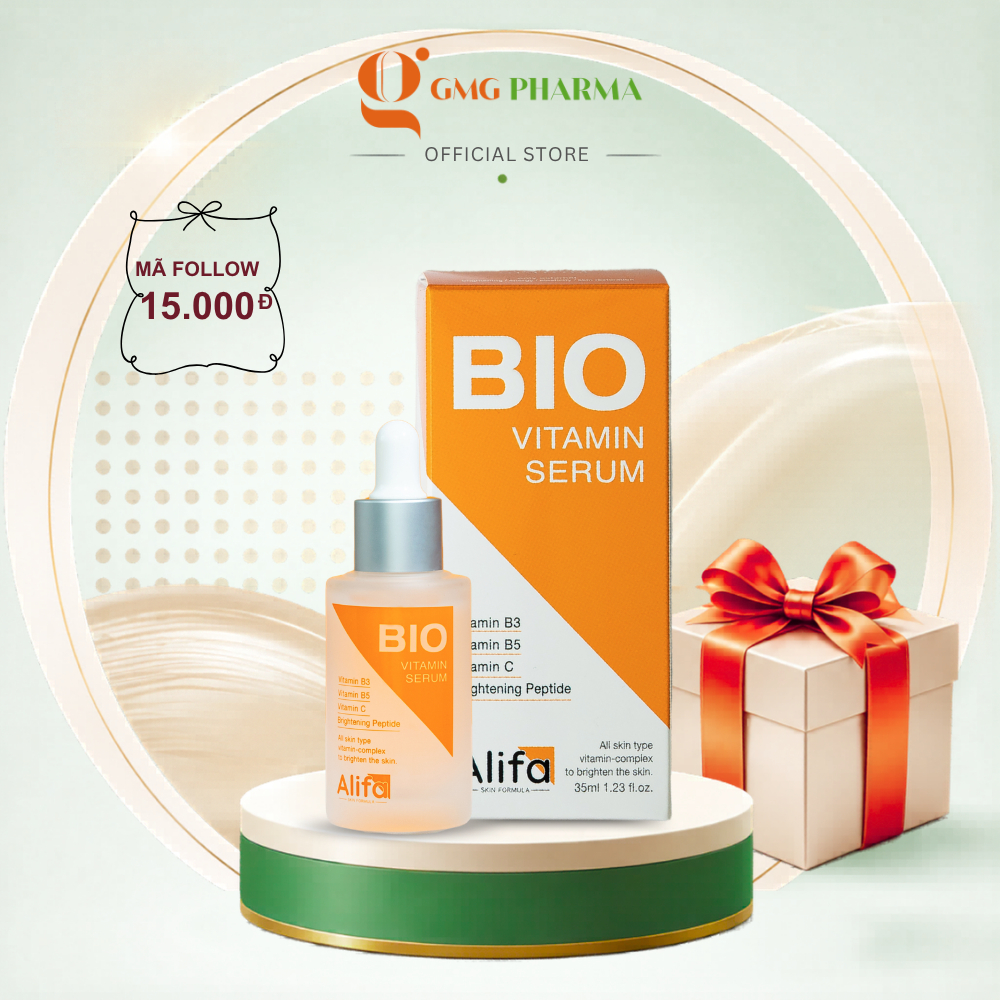 Alifa BIO Vitamin Serum B3 35ml - Tinh Chất Dưỡng Sáng, Giúp Da Mềm Mịn
