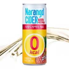 Nước soda không calo Narangd Cider vị dứa 245ml