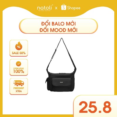 Túi đeo chéo nam nữ thương hiệu NATOLI chất vải canvas kháng nước cao cấp BST Buffalo Cross Bag T5