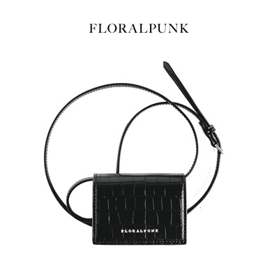 Ví Đeo Chéo Gwen Woc Floralpunk - Mini Bag Da PU Cao Cấp, Đựng AirPods, Chìa Khóa & Thẻ ATM