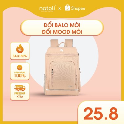 Balo cầu lông NATOLI đựng giày, đựng vợt cầu lông, chống nước cao cấp BST ProSport Backpack B26