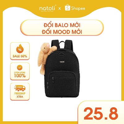 Balo nữ thỏ bông jellycat bunny cao cấp NATOLI nhiều ngăn đi học cute phong cách hàn quốc - BST Sweet Bunny Backpack B28