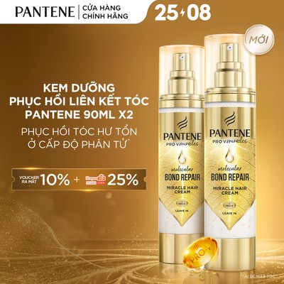 [MỚI] Combo 2 Kem Dưỡng Phục Hồi Liên Kết Tóc PANTENE 90MLx2