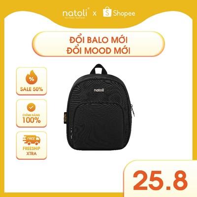 Balo mini nữ Thương hiệu NATOLI, nhỏ gọn chống nước cao cấp BST Sweetie Pie Backpack B6