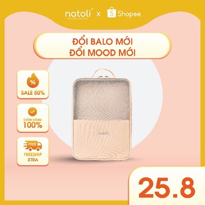 Túi đựng giày du lịch NATOLI, nhiều ngăn đựng giày thể thao, đi du lịch tiện lợi BST Elite Shoe Bag T28