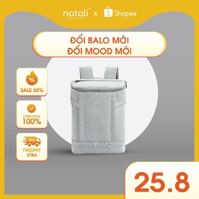 Balo đi du lịch đứng form NATOLI thời trang chống sốc kháng nước cao cấp BST Discovery Backpack B3