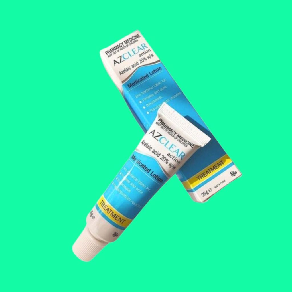 KEM Mụn Azclear Action Medicated Lotion 25g - Giảm Mụn, Mờ Thâm, Chứa 20% Azelaic Acid - Dành Cho Da