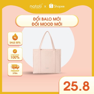 Túi tote nữ NATOLI, đựng laptop, đeo vai cao cấp BST Elegant Shockproof Tote Bag T17