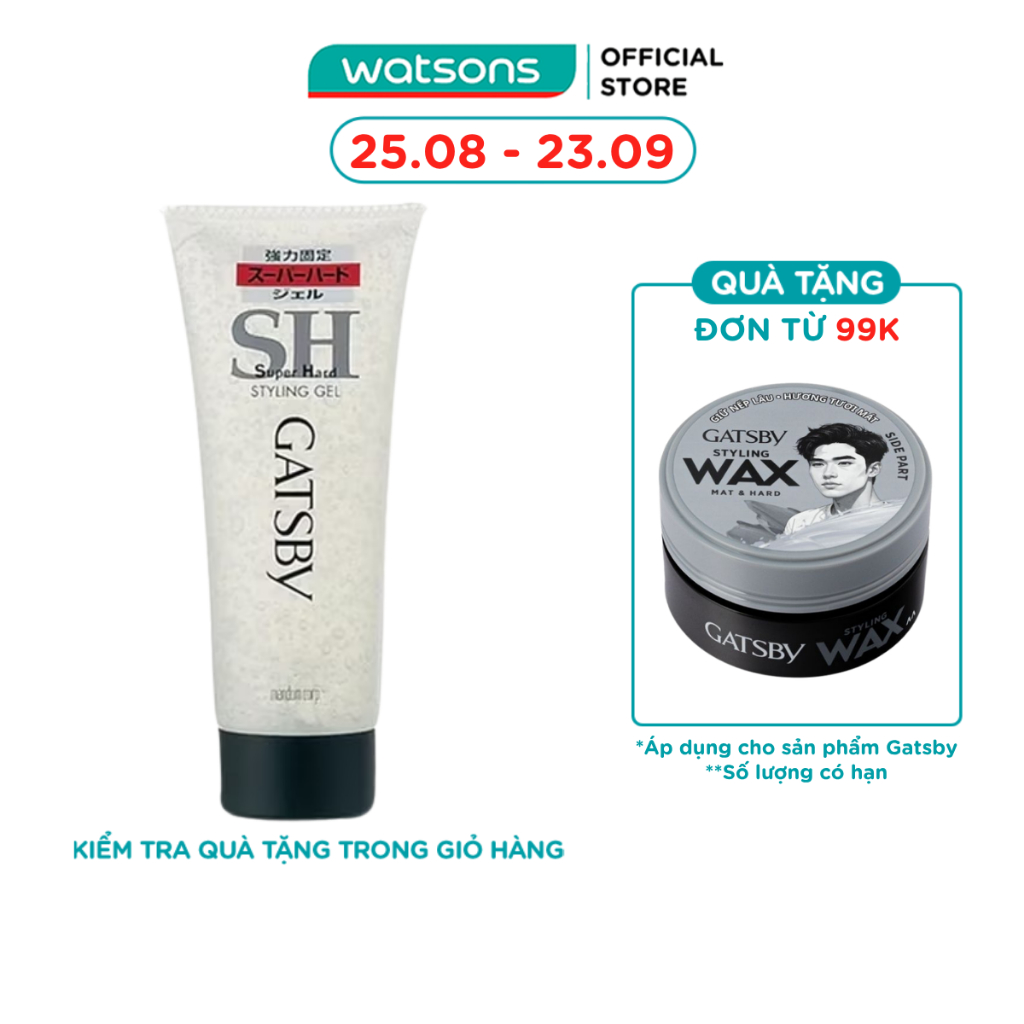 Gel Vuốt Tóc Siêu Cứng Gatsby Sh 200g Jp