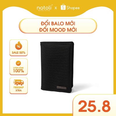 Ví mini nam nữ thương hiệu NATOLI nhiều ngăn cầm tay đựng tiền đựng thẻ cao cấp Ultra Mini Wallet V7