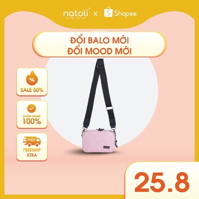 Túi đeo chéo nữ hàn quốc NATOLI chất vải canvas chống nước tốt - BST FLEX CROSS BAG T15