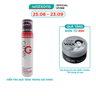 Keo Xịt Tóc Gatsby Siêu Cứng 250ml