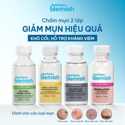 Dung Dịch Chấm Mụn Giảm Mụn Hiệu Quả Không Gây Chai Mụn Bye Bye Blemish 30ml