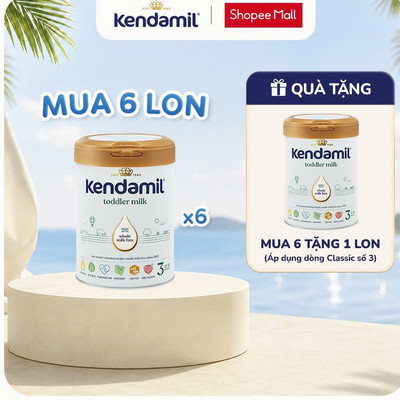Sữa Công Thức Nguyên Kem Kendamil Classic Số 3 (800G)