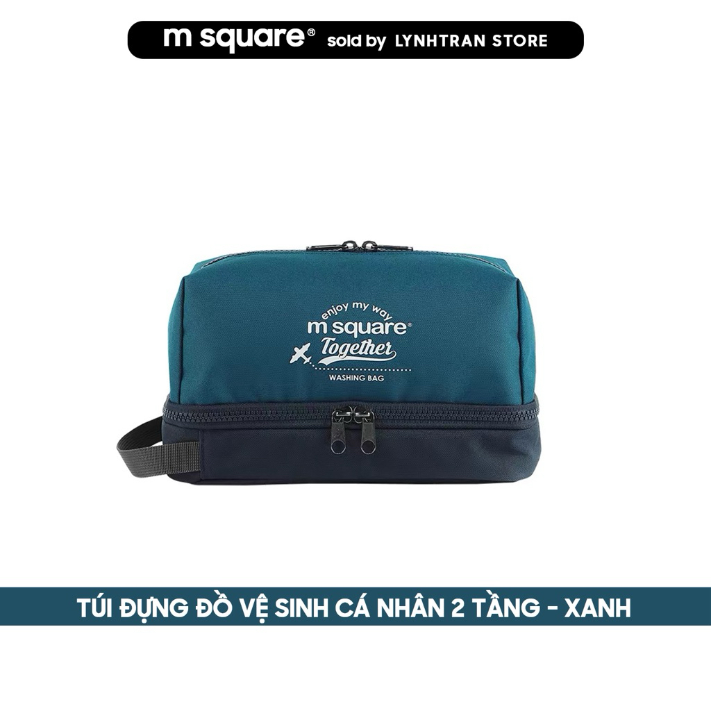 Túi đựng đồ cá nhân 2 tầng Msquare®️Chính hãng giá tốt