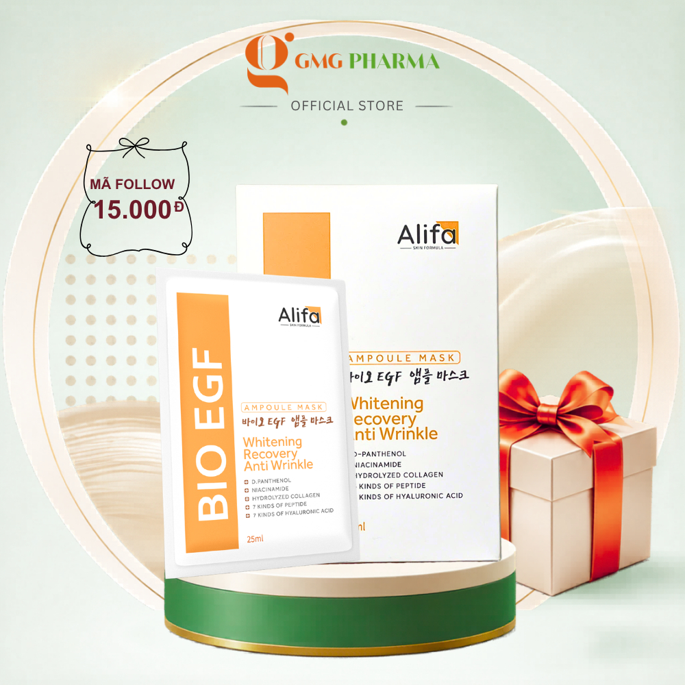 Mặt Nạ Dưỡng Ẩm Alifa BIO EGF 25ml - Cấp Ẩm, Làm Dịu Và Nuôi Dưỡng Da