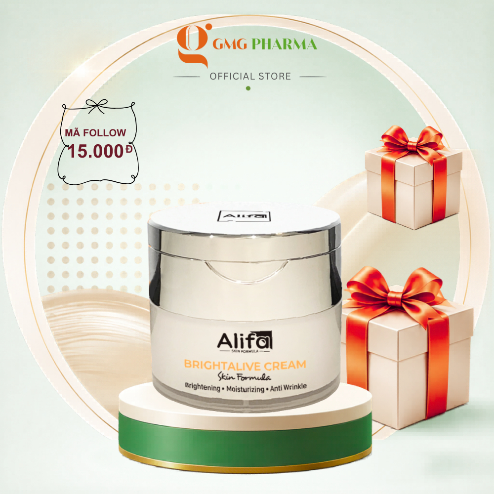 Kem Dưỡng Alifa Brightalive Cream 50ml - Dưỡng Ẩm, Giúp Da Mềm Mịn
