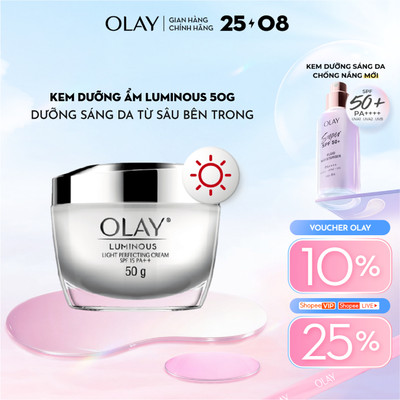 Kem Dưỡng Ẩm Ban Ngày Sáng Da Ngăn Tia UV SPF15 PA++ OLAY LUMINOUS 50G
