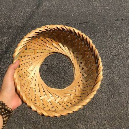 RẾ TRE, RẾ RỒI NIÊU VỎ TRE CỨNG – RẾ LÓT NỒI, XOONG, NIÊU – PHỤ KIỆN DECOR TRANG TRÍ TẾT, CHẬU HOA B