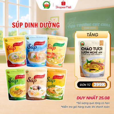 Súp Dinh Dưỡng Đủ Vị - Thương Hiệu Cây Thị