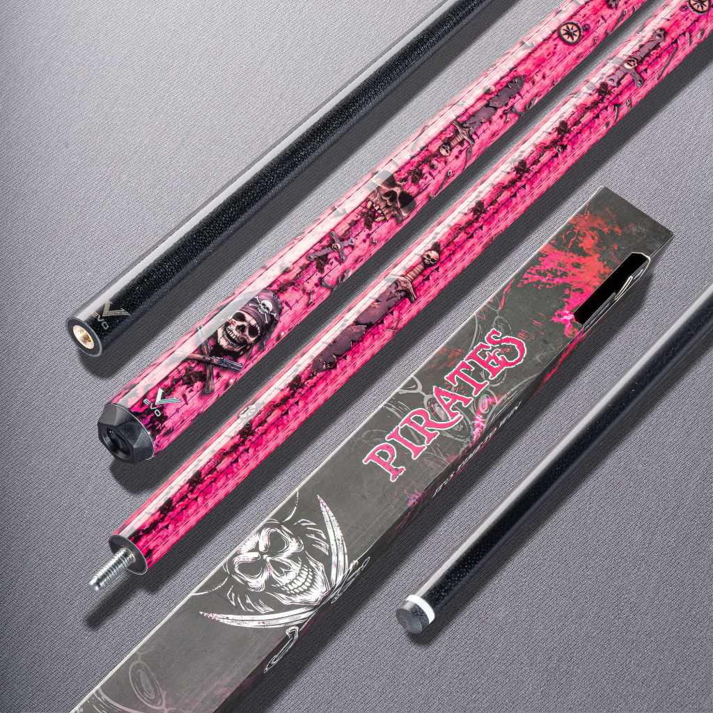 Gậy Bida EVO PIRATES - COMBO MAXBING EVO PIRATES - Ngọn Glass Fiber Cao Cấp - Chính Hãng