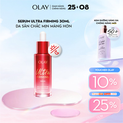 [MỚI] Serum OLAY ULTRA FIRMING Giúp Da Săn Chắc Và Mịn Màng Chai 30ml