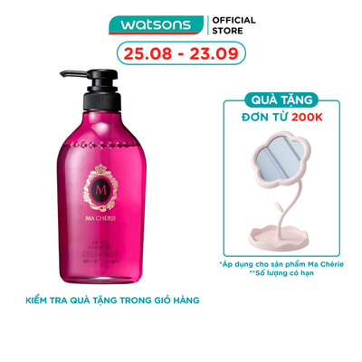 Dầu Gội Hương Nước Hoa Ma Chérie Air Feel Shampoo Óng Mượt Tóc 450ml
