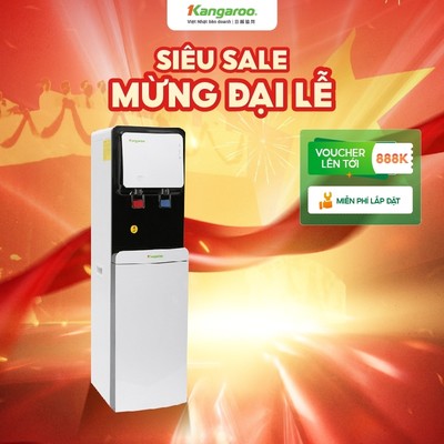 [LẮP ĐẶT 0Đ HN] Máy lọc nước Kangaroo có chức năng làm nóng lạnh nước uống KG61A3