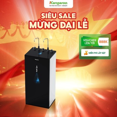 [MIỄN PHÍ LẮP ĐẶT] Máy lọc nước Kangaroo Hydrogen nóng lạnh 9 lõi KG100ESGHC9