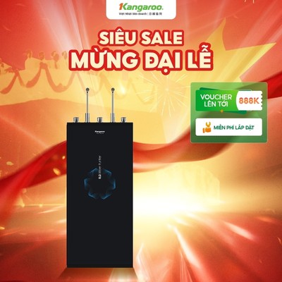 [MIỄN PHÍ LẮP ĐẶT] Máy lọc nước Kangaroo 10 lõi RO nóng lạnh Infinity KG10A2I