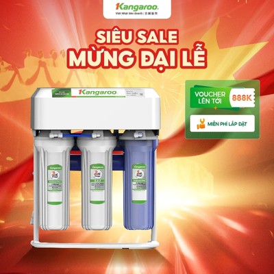 [LẮP ĐẶT 0Đ HN] Máy lọc nước RO 6 lõi Kangaroo KGRP68EC - không vỏ tủ