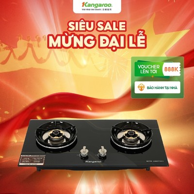 Bếp ga âm Kangaroo  2 vùng nấu KGGS72G5U - Bảo hành 12 tháng tại nhà