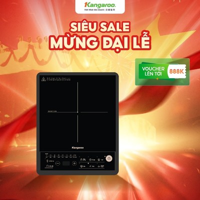 [ĐỘC QUYỀN] Bếp điện từ đơn Kangaroo KGIC20S3ME (tặng kèm nồi) - công suất 2000W