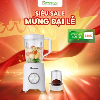 [LIVE] Máy xay sinh tố 2 cối Kangaroo KGBL2P2 - Công suất 700w